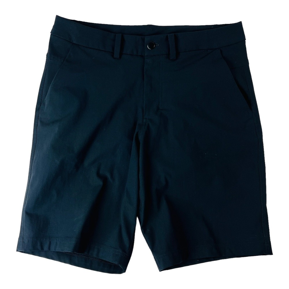 Lululemon Black The Works Warpstreme ABC‎ Stretch Shorts Mens Size 32X11